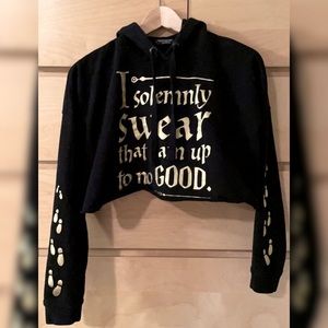 Harry Potter Crop Hoodie